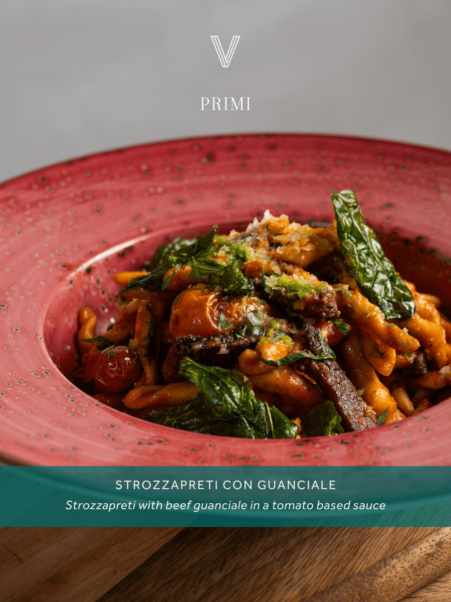 Strozzapreti con Guanciale